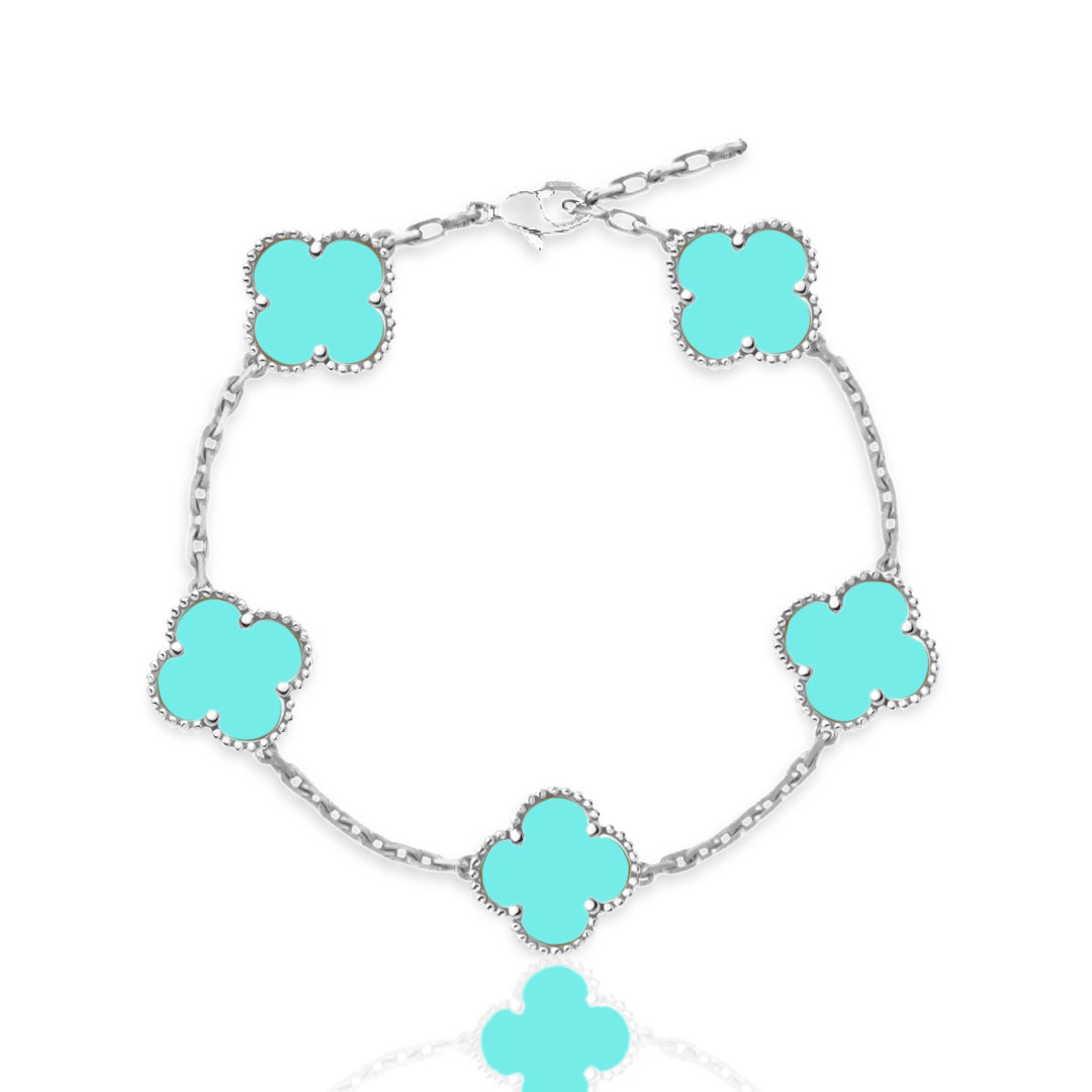 Glücksbringer Armband - tiffany (silber)