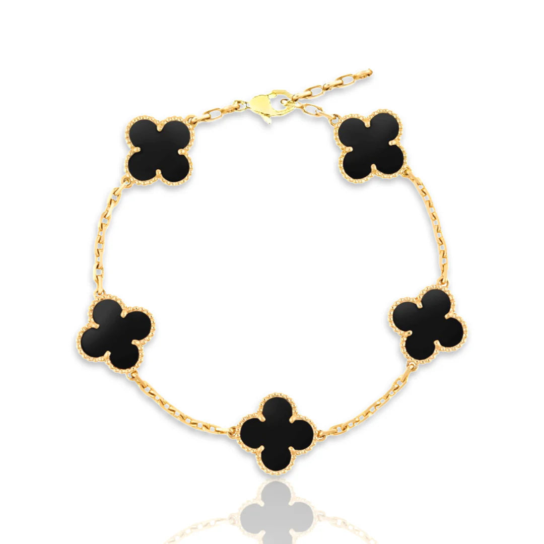 Glücksbringer Armband - schwarz