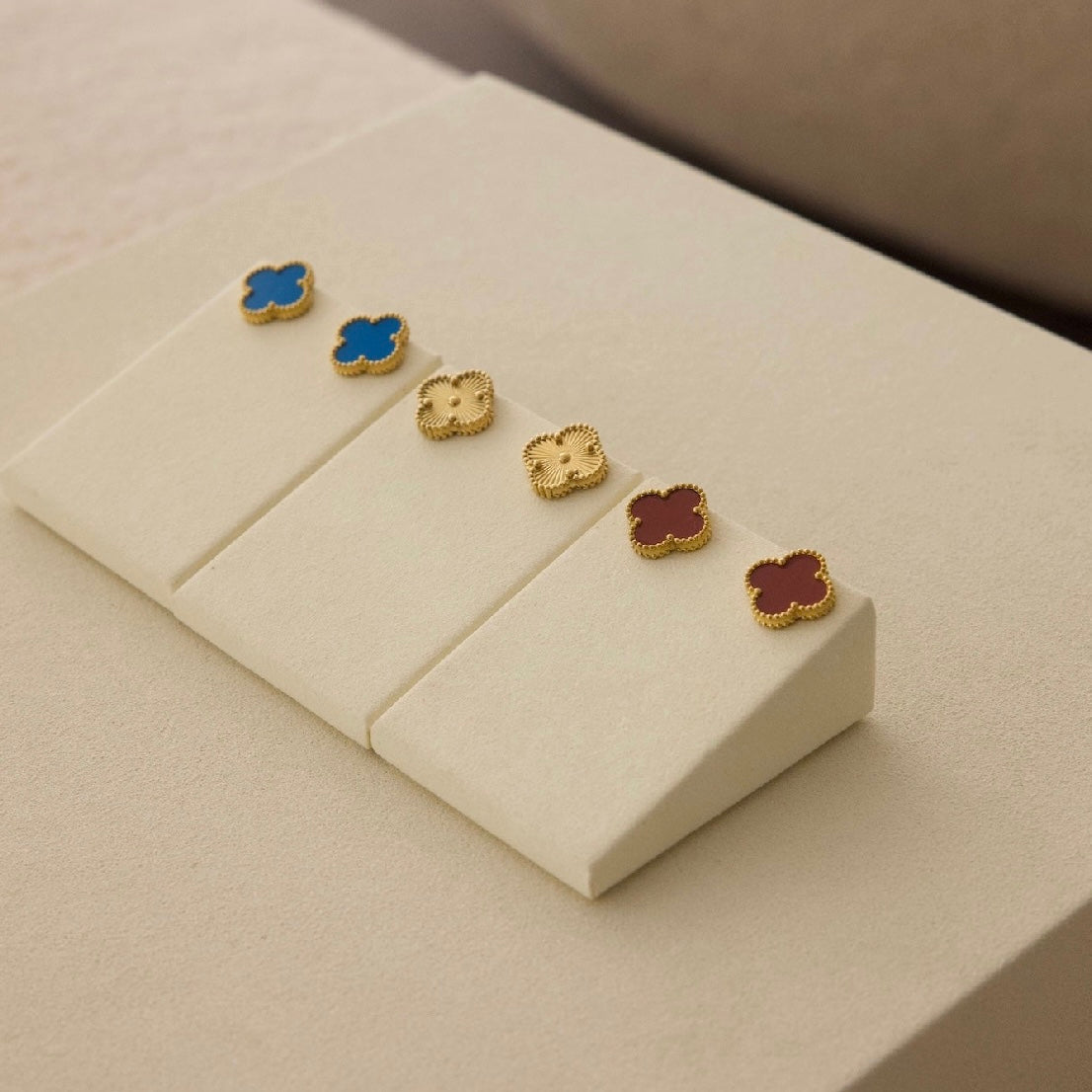 Glücksbringer Ohrringe - gold