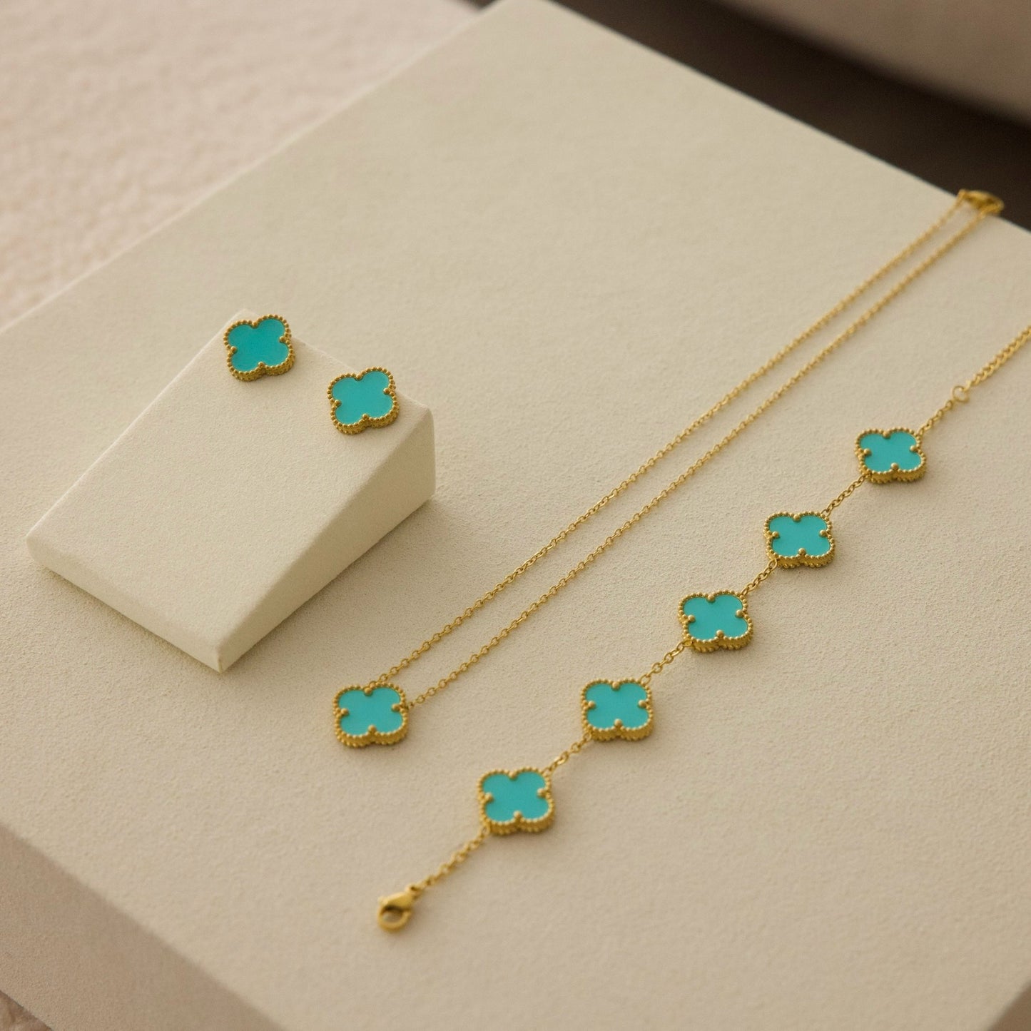 Glücksbringer Halskette - tiffany