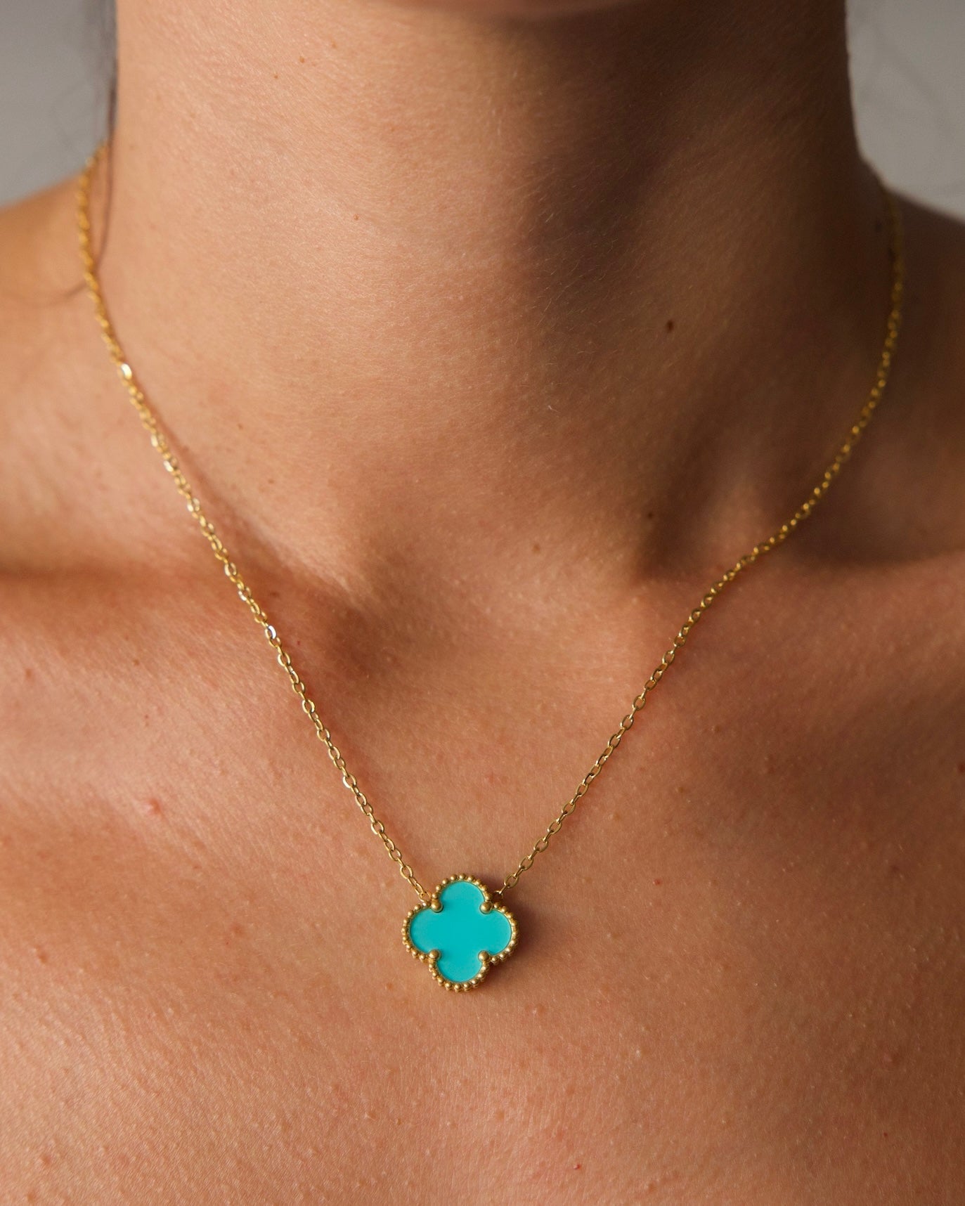 Glücksbringer Halskette - tiffany