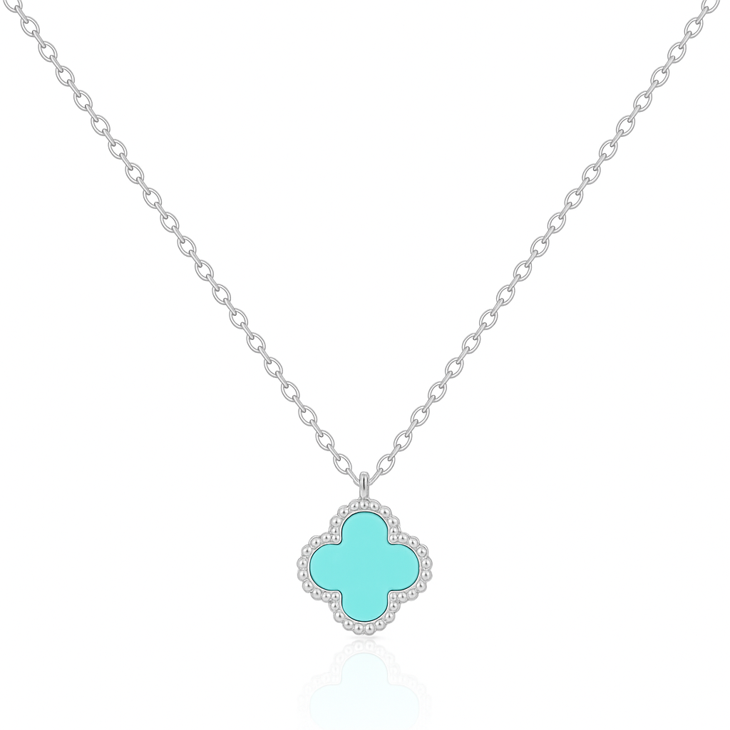 Glücksbringer Halskette - tiffany (silber)