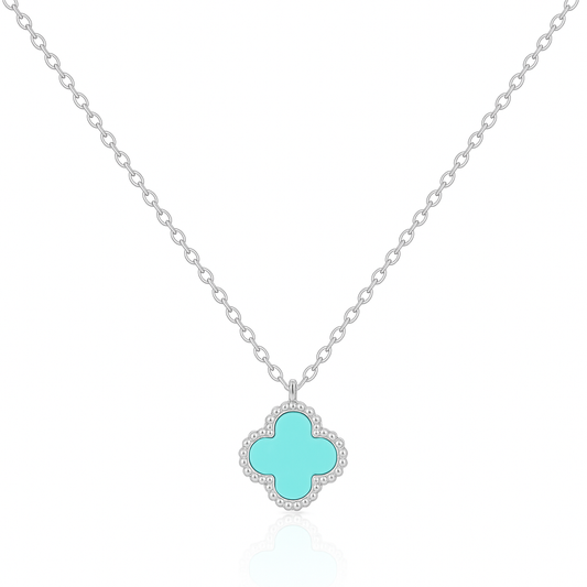 Glücksbringer Halskette - tiffany (silber)