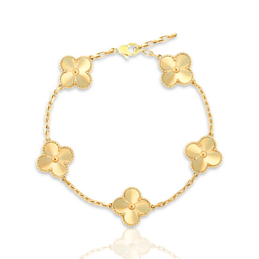 Glücksbringer Armband - gold