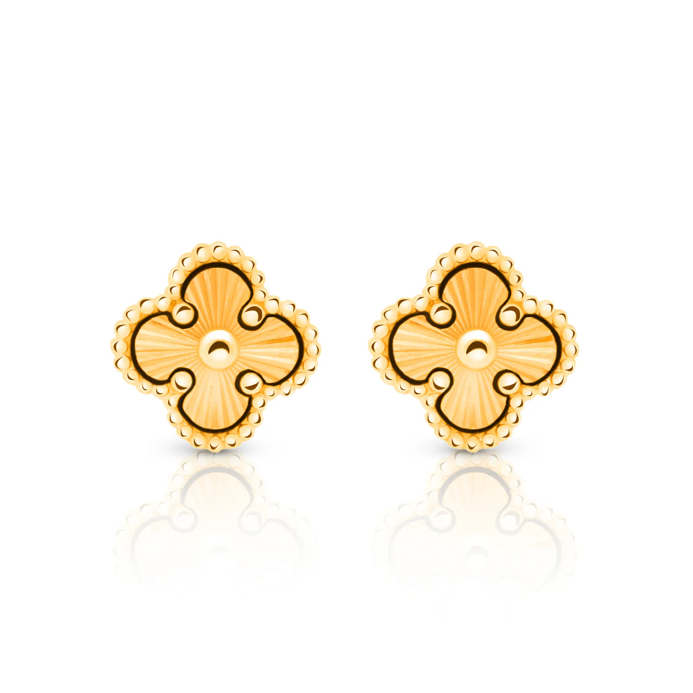 Glücksbringer Ohrringe - gold